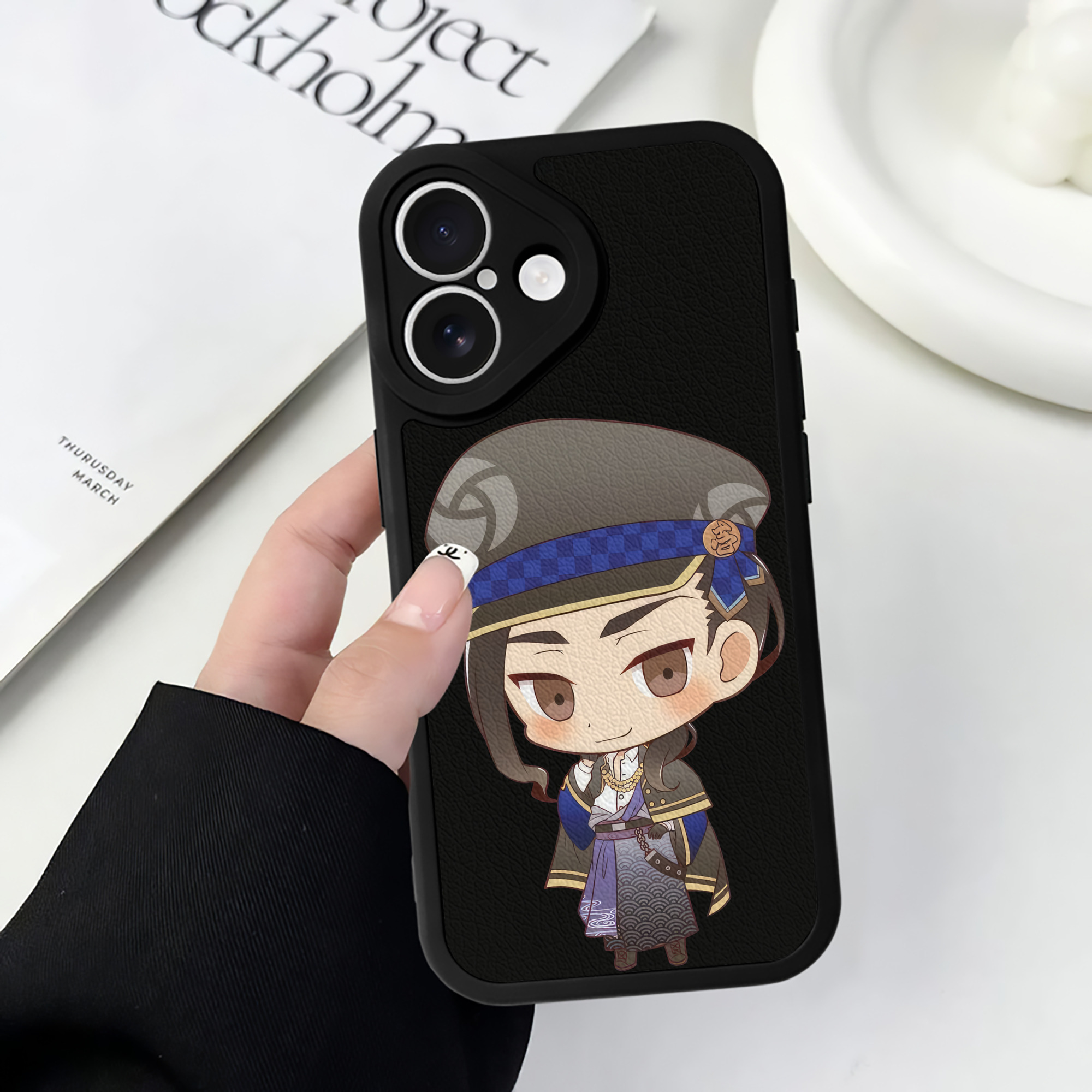 （画像用） 東京リベンジャーズ Tokyo Revengers 【iPhone 16シリーズ対応】シリコンスマホケース（レザー調） 材質：シリコン